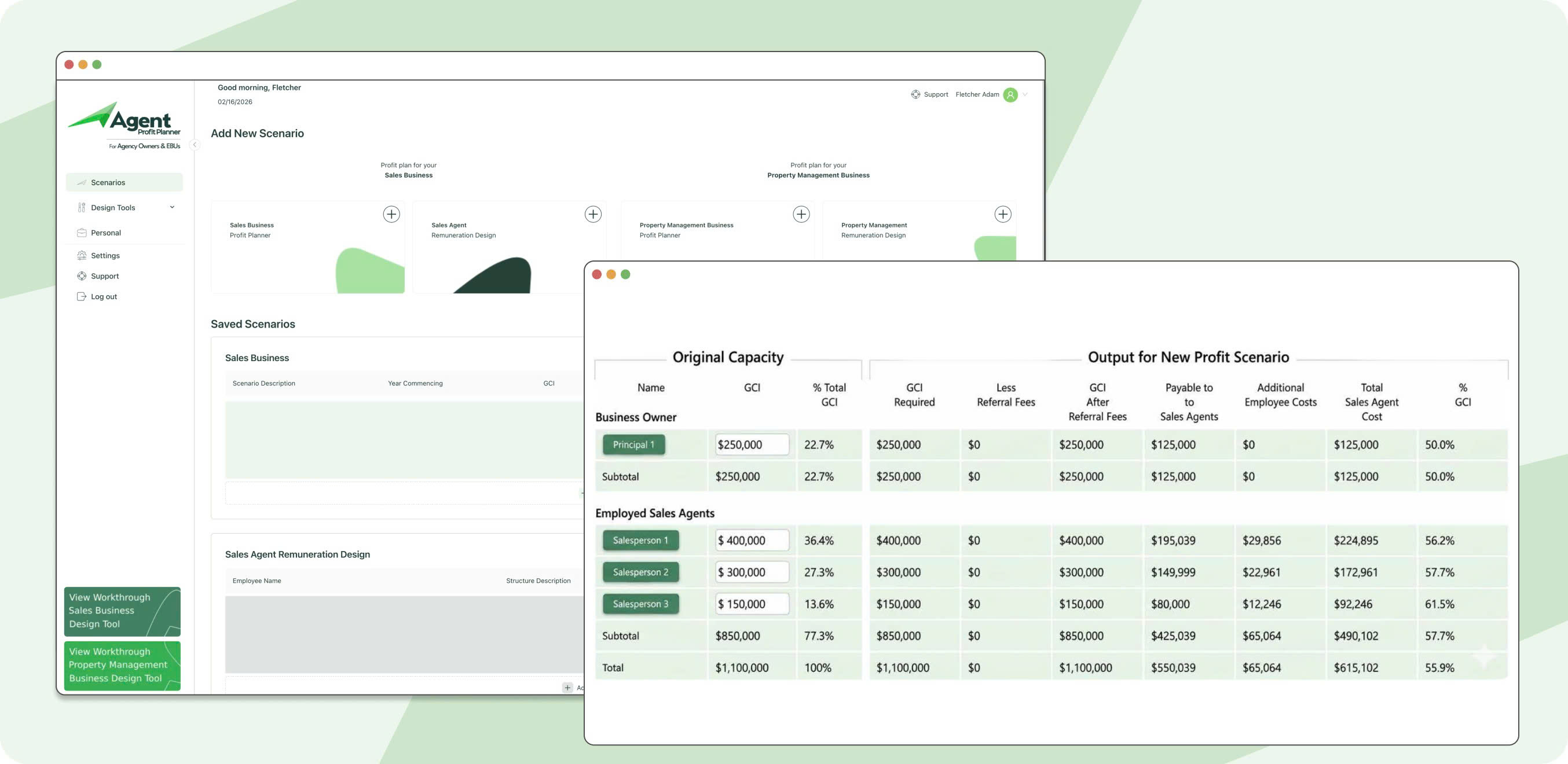 Agent Profit Planner | Profit Planning & Remuneration Design for Real ...